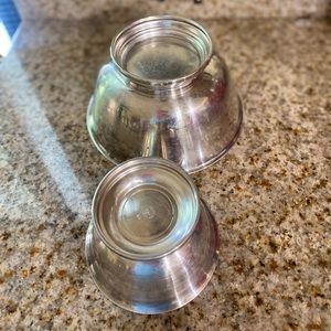 Paul Revere Reproduction Silver Plate Footed Bowls